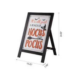 Discount 🥰 Glitzhome® 🧛 Halloween Wooden Sanding Easel Sign Décor ✨ -Glitzhome Sales D250346S 7