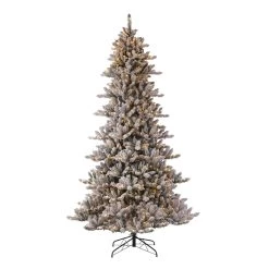 Top 10 🔥 9ft. Pre-Lit Fir Artificial 🎄 Christmas Tree, Warm White LED Lights by Glitzhome 😉