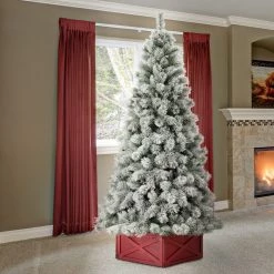 Cheapest 🎁 9ft. Pre-Lit Artificial Spruce ❄ Christmas Tree, Warm White LED Lights by Glitzhome 🔥 -Glitzhome Sales D251162S 3