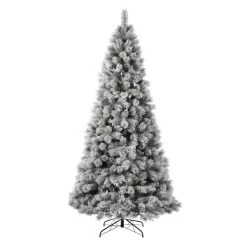 Cheapest 🎁 9ft. Pre-Lit Artificial Spruce ❄ Christmas Tree, Warm White LED Lights by Glitzhome 🔥 -Glitzhome Sales D251162S 4
