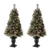 Cheap 🔔 4ft. Pre-Lit Artificial 🎄 Christmas Tree Set, Warm White LED Lights by Glitzhome 🎁