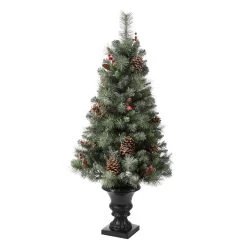 Cheap π 4ft. Pre-Lit Artificial π Christmas Tree Set, Warm White LED Lights by Glitzhome π 15 Cheap π 4ft. Pre-Lit Artificial π Christmas Tree Set, Warm White LED Lights by Glitzhome π -Glitzhome Sales D251167S 4