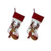 Cheap 🎁 Glitzhome® 21" LED Reindeer 🎄 Christmas Stockings, 2ct. ✨ -Glitzhome Sales D252853S 1