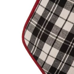 Best reviews of 🧨 Glitzhome® 20" Black & White Plaid Stockings, 2ct. 🌟 -Glitzhome Sales D252854S 3