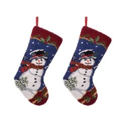 Coupon β Glitzhome® 19" Snowman π Christmas Stockings, 2ct. β¨
