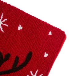 Best deal 🛒 Glitzhome® 20" Red Reindeer Stockings, 2ct. ❤️ -Glitzhome Sales D252891S 7