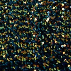 Promo 🔔 Glitzhome® 48" Navy Blue Sequin 🎄 Christmas Tree 👗 Skirt 👏 -Glitzhome Sales D252921S 4