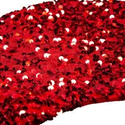 Top 10 😉 Glitzhome® 21" Red Sequin 🎅 Christmas Stocking 😉 -Glitzhome Sales D252961S 7