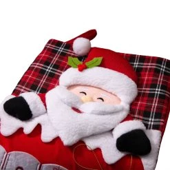 Best Sale 🌟 Glitzhome® 36" Felt 3D Oversized Santa Count Down Stocking 🧨 -Glitzhome Sales D252967S 3