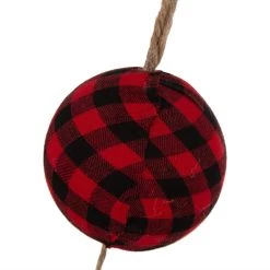 Top 10 😍 Glitzhome® 6.5ft. Red & Black Plaid Fabric Ball Garland 🔥 15 Top 10 😍 Glitzhome® 6.5ft. Red & Black Plaid Fabric Ball Garland 🔥 -Glitzhome Sales D253592S 7