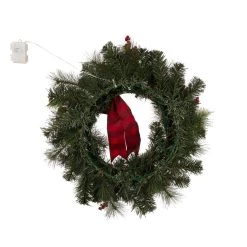 New 🧨 Glitzhome® White Window Frame with LED Wreath 👍 -Glitzhome Sales D253615S 5