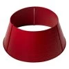 Outlet 👍 Glitzhome® 26" Red 🔨 Hammered Metal Tree Collar 🎁