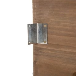 Budget 🌟 Glitzhome® 22" Washed White Wooden Tree Collar 👏 -Glitzhome Sales D254131S 5