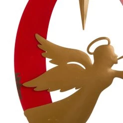 Best Sale 💯 Glitzhome® 36" JOY Angel Yard Stake, Wall or Standing Décor 🎉 -Glitzhome Sales D254133S 7