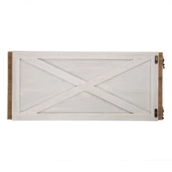 Budget π Glitzhome® 26" Washed White Wooden Tree Collar π 17 Budget π Glitzhome® 26" Washed White Wooden Tree Collar π -Glitzhome Sales D254135S 8