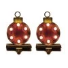 Deals 🔥 Glitzhome® 7.5" Marquee Ornament Stocking Holder with LED Lighting, 2ct. 😀 -Glitzhome Sales D254145S 1