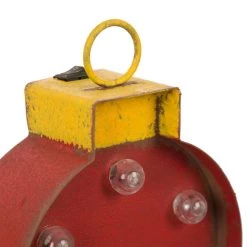 Deals 🔥 Glitzhome® 7.5" Marquee Ornament Stocking Holder with LED Lighting, 2ct. 😀 -Glitzhome Sales D254145S 6