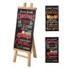 Cheap 🔔 Glitzhome® 32" Double-Sided Wooden Easel Accent with Changeable Board 🌟 -Glitzhome Sales D254151S 1