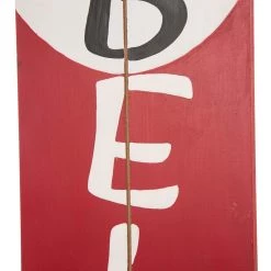 Coupon 🔔 Glitzhome® 3.5ft. Wooden Believe Santa Porch Sign ✔️ -Glitzhome Sales D254152S 5