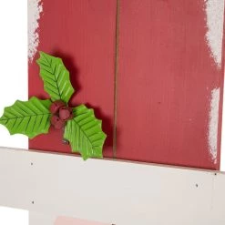 Coupon 🔔 Glitzhome® 3.5ft. Wooden Believe Santa Porch Sign ✔️ -Glitzhome Sales D254152S 6