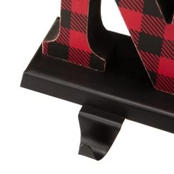 Cheapest 🎉 Glitzhome® Red Plaid Noel Stocking Holders, 4ct. 💯 -Glitzhome Sales D254154S 4