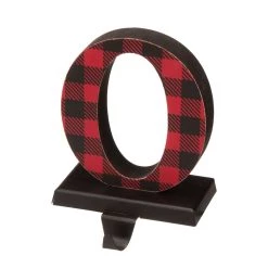 Cheapest 🎉 Glitzhome® Red Plaid Noel Stocking Holders, 4ct. 💯 -Glitzhome Sales D254154S 5