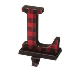 Cheapest 🎉 Glitzhome® Red Plaid Noel Stocking Holders, 4ct. 💯 -Glitzhome Sales D254154S 7