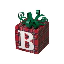 Budget ⭐ Glitzhome® 3.5ft. Wooden Plaid Believe Porch Décor 🎉 -Glitzhome Sales D254160S 3