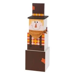 Flash Sale ⭐ Glitzhome® 36" Double-Sided Snowman & Scarecrow Porch Décor 🛒