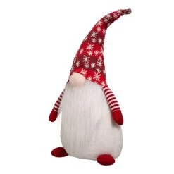 Best Pirce 😍 Glitzhome® 24" Red 🎅 Christmas Gnome Décor Accent 🌟 -Glitzhome Sales D254167S 3