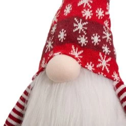 Best Pirce 😍 Glitzhome® 24" Red 🎅 Christmas Gnome Décor Accent 🌟 -Glitzhome Sales D254167S 6