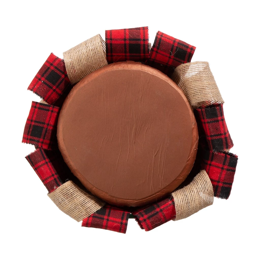 Wholesale π Glitzhome® 22" Burlap Plaid Table Tree Accent, 2ct. β¨ 8 Wholesale π Glitzhome® 22" Burlap Plaid Table Tree Accent, 2ct. β¨ - Image 6