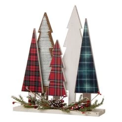 Cheapest 🤩 Glitzhome® 14" Wooden ❄ Christmas Tree Table Décor ❤️ -Glitzhome Sales D254176S 5