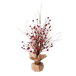 Hot Sale π₯° Glitzhome® π Christmas Red Berry Table Tree π