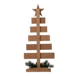 Flash Sale 🤩 Glitzhome® 20" Wooden 🎄 Christmas Tree Sign 👍 -Glitzhome Sales D254178S 6