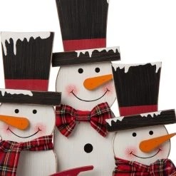 Hot Sale π Glitzhome® 18" Wooden Snowman Family Décor Accent π 12 Hot Sale π Glitzhome® 18" Wooden Snowman Family Décor Accent π -Glitzhome Sales D254182S 5