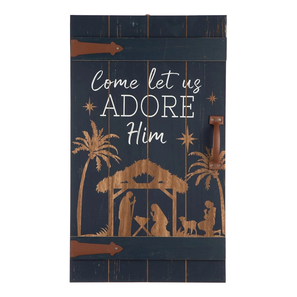 Promo π Glitzhome® Wooden Nativity Wall Décor Accent π₯ 3 Promo π Glitzhome® Wooden Nativity Wall Décor Accent π₯