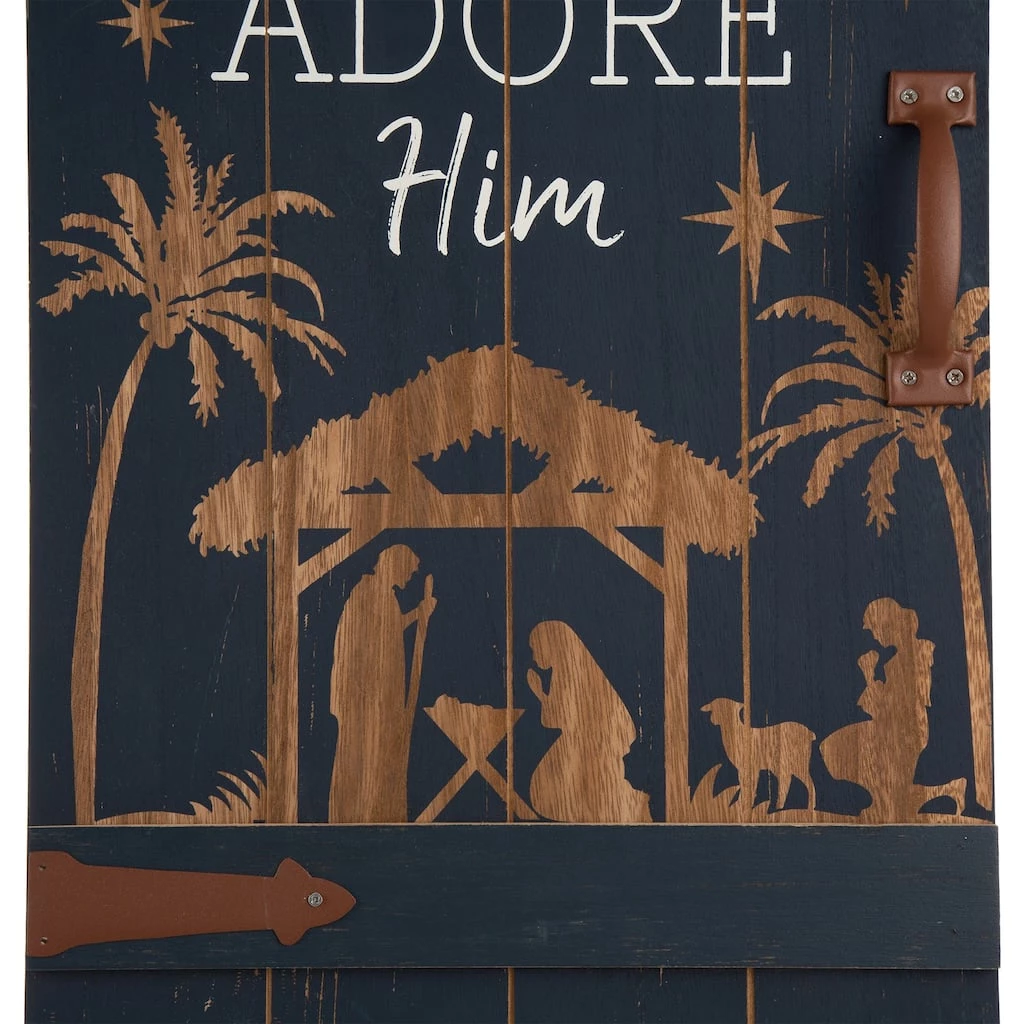 Promo π Glitzhome® Wooden Nativity Wall Décor Accent π₯ 7 Promo π Glitzhome® Wooden Nativity Wall Décor Accent π₯ - Image 5