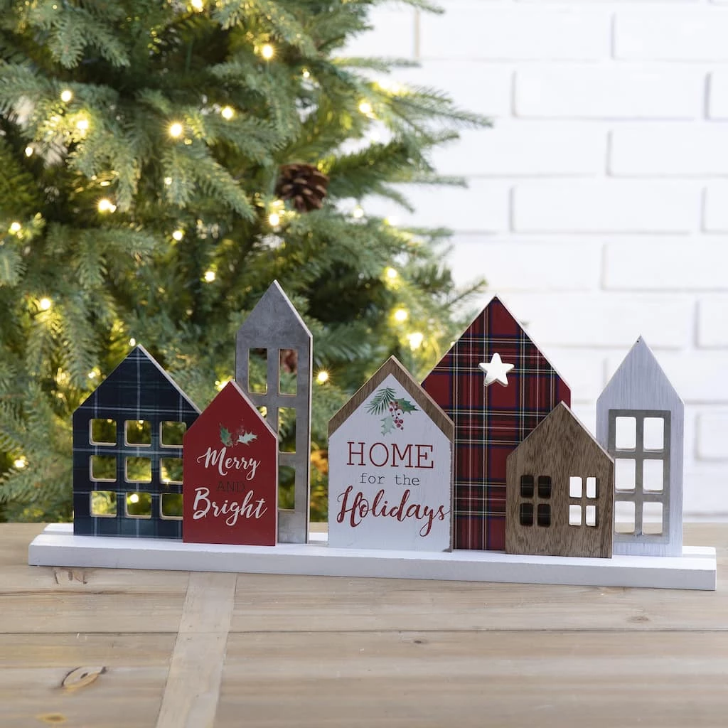 Budget 🤩 Glitzhome® 20" Home for the Holidays Décor Accent 🤩 4 Budget 🤩 Glitzhome® 20" Home for the Holidays Décor Accent 🤩 - Image 2