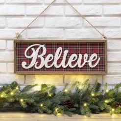 Coupon 🧨 Glitzhome® Double-Signed Peace & Believe Wall Décor ✔️ -Glitzhome Sales D254196S 4