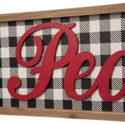 Coupon 🧨 Glitzhome® Double-Signed Peace & Believe Wall Décor ✔️ -Glitzhome Sales D254196S 6