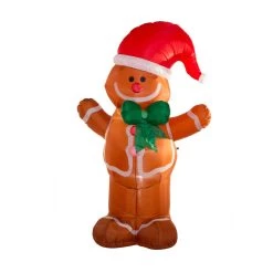 Promo π Glitzhome® 8ft. LED Inflatable Gingerbread Man π