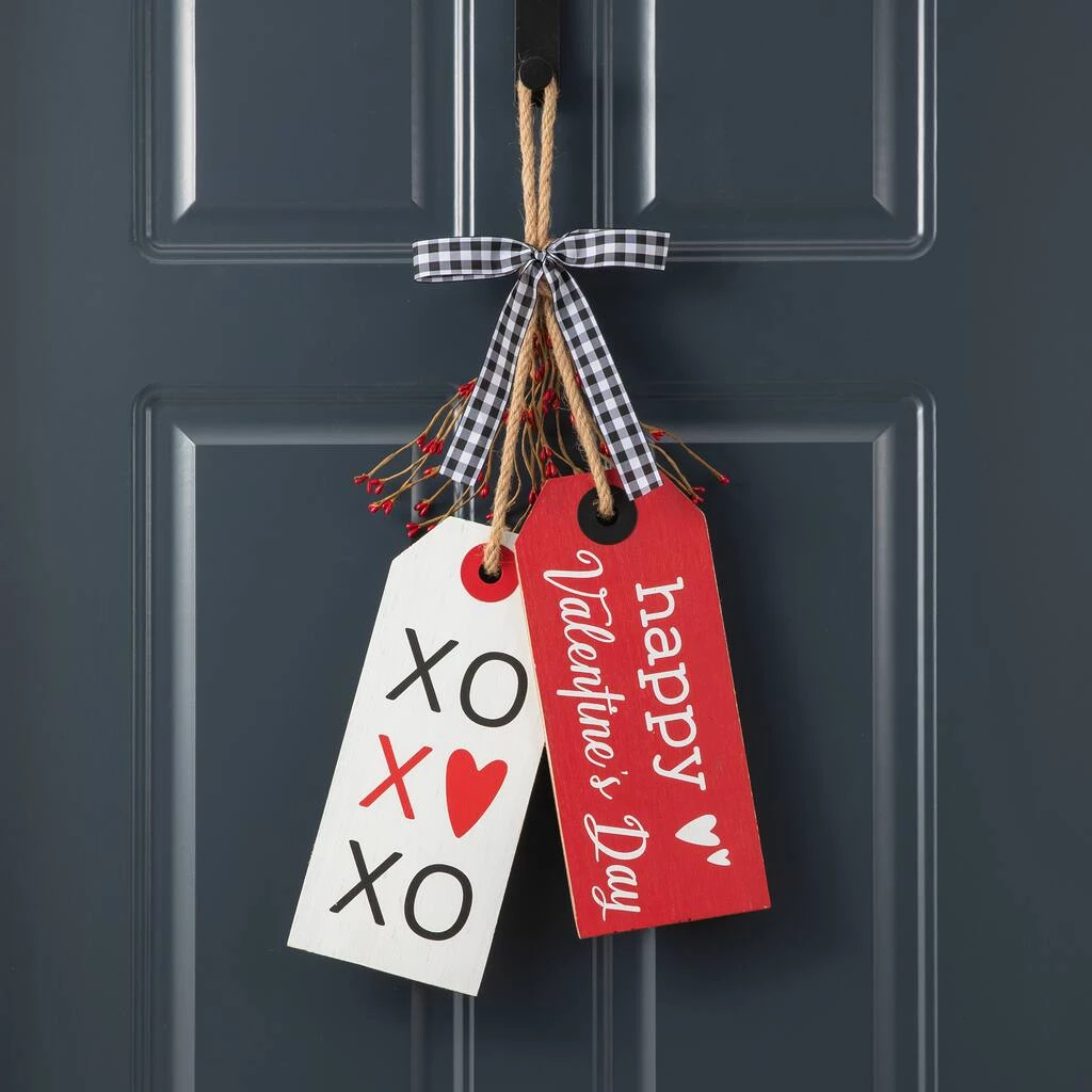Wholesale π Glitzhome® 24" Valentine's Wooden Doorknob Hanging Décor π₯ 4 Wholesale π Glitzhome® 24" Valentine's Wooden Doorknob Hanging Décor π₯ - Image 2