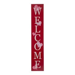 Flash Sale ⭐ Glitzhome® 3.5ft. Valentine's Wooden Welcome Porch Sign 😀