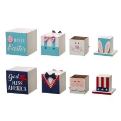 Flash Sale ❤️ Glitzhome® 24" Double Sided Wooden Easter Porch Décor ⭐ -Glitzhome Sales D263009S 6