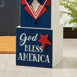 Flash Sale ❤️ Glitzhome® 24" Double Sided Wooden Easter Porch Décor ⭐ -Glitzhome Sales D263009S 8