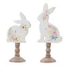 Brand new 👍 Glitzhome® 12.5" Easter Wooden Bunny Table Décor Set 🌟
