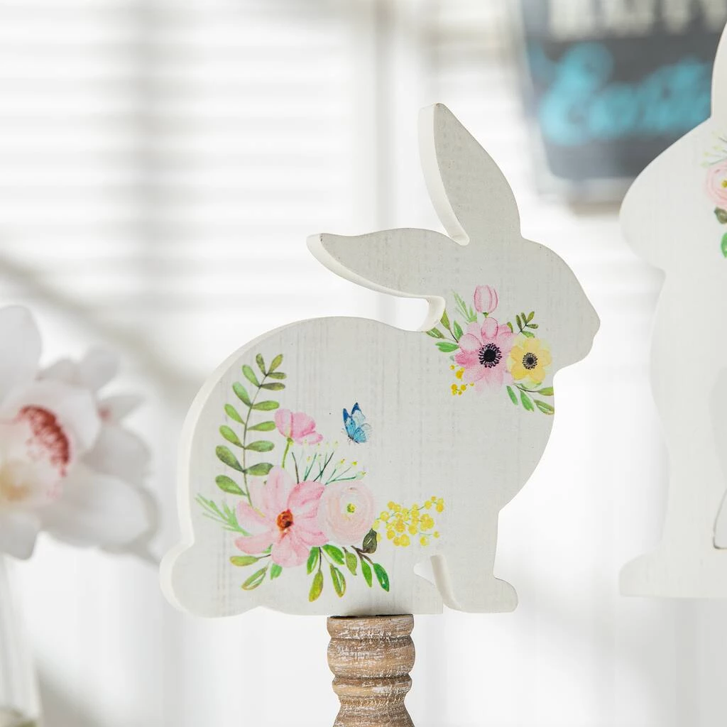 Brand new π Glitzhome® 12.5" Easter Wooden Bunny Table Décor Set π 7 Brand new π Glitzhome® 12.5" Easter Wooden Bunny Table Décor Set π - Image 5