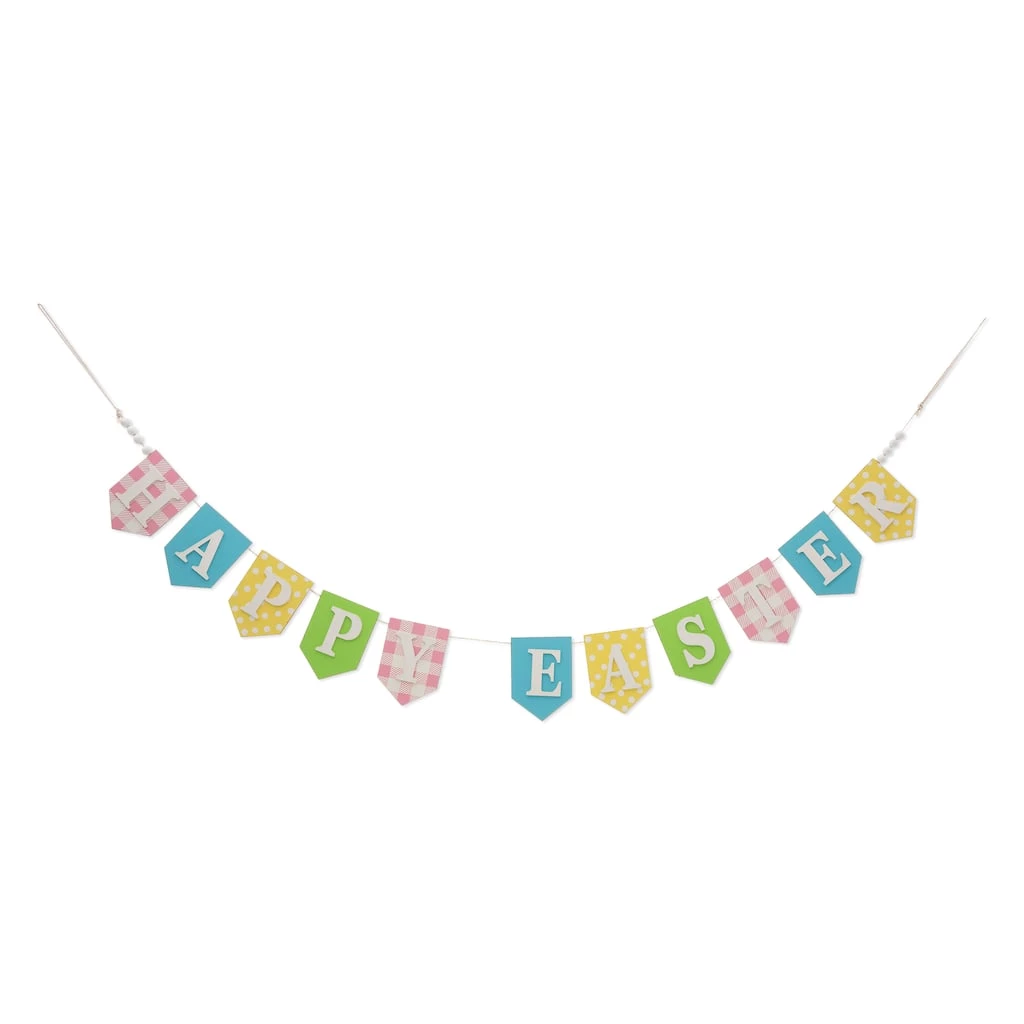 Buy π Glitzhome® 6.5ft. Wooden Happy Easter Garland β 3 Buy π Glitzhome® 6.5ft. Wooden Happy Easter Garland β