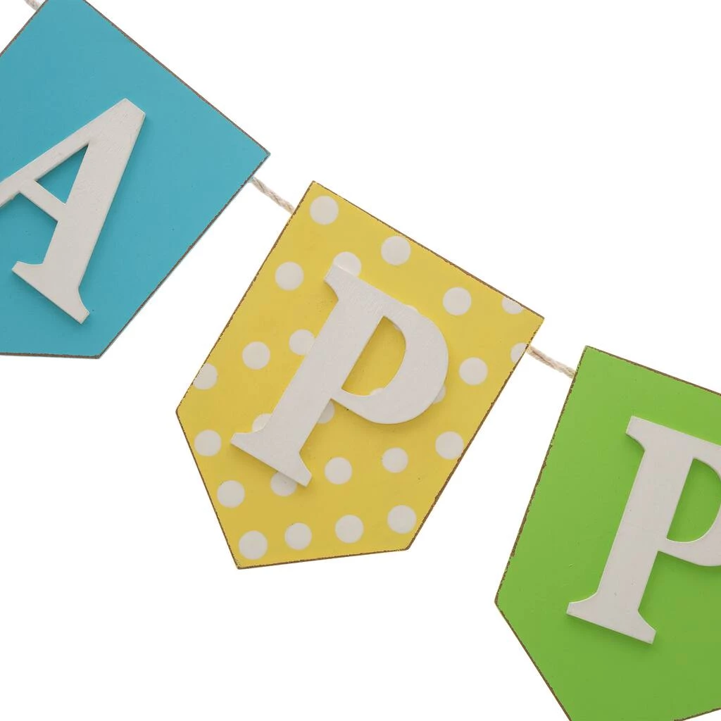 Buy π Glitzhome® 6.5ft. Wooden Happy Easter Garland β 7 Buy π Glitzhome® 6.5ft. Wooden Happy Easter Garland β - Image 5